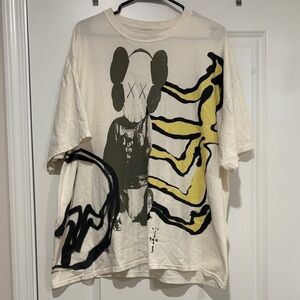 Cactus Jack by Travis Scott Kaws for Fragment Tee